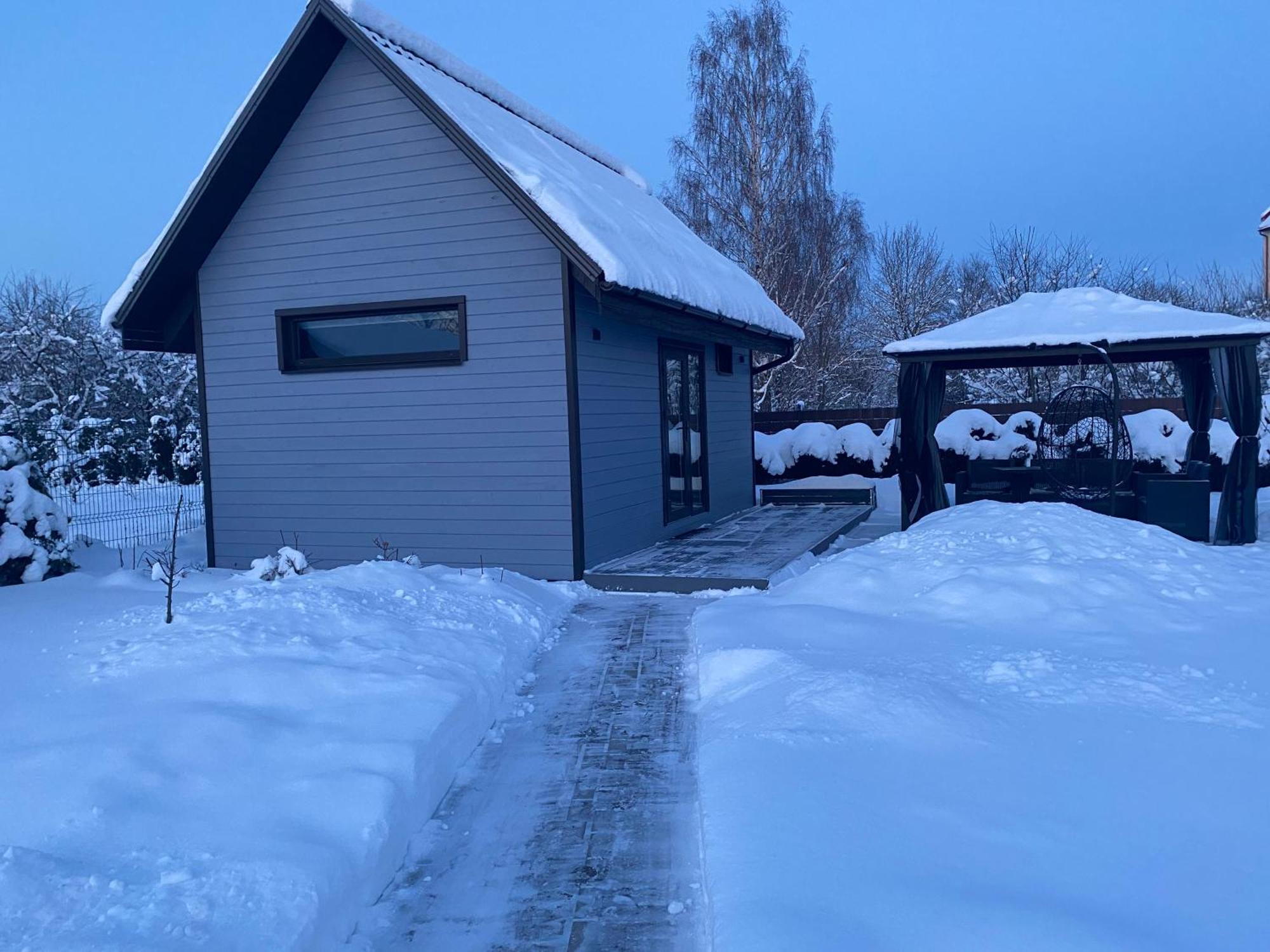 Tiny House Cesis Villa Bagian luar foto